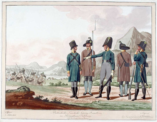 Uniformset, Basis - Salzburger Landwehr - Gebirgsbataillon