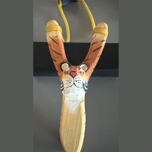 Steinschleuder mit Tiermotive