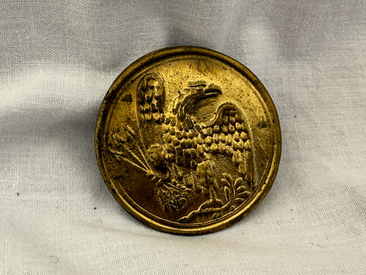 US Brustplatte für Lederriemen der Patronentasche – Federal Eagle (Vollmessing)