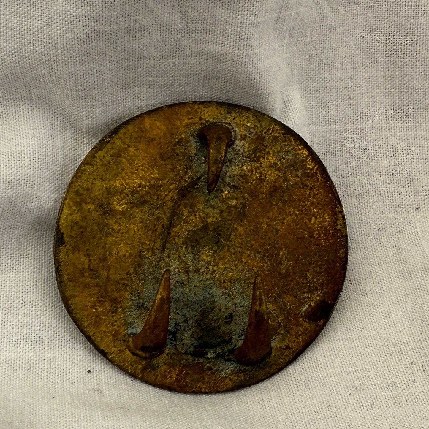 US Brustplatte für Lederriemen der Patronentasche – Federal Eagle (Vollmessing)