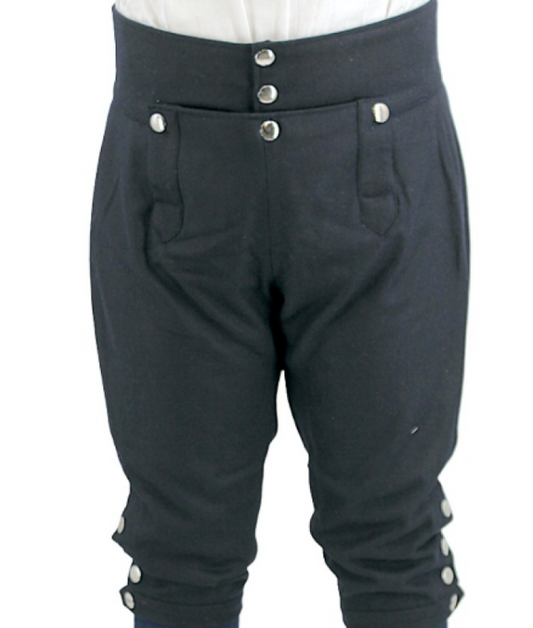 Schwarze Kniebundhose aus Wolle - Gebirgsbataillon des Herzogtums Salzburg