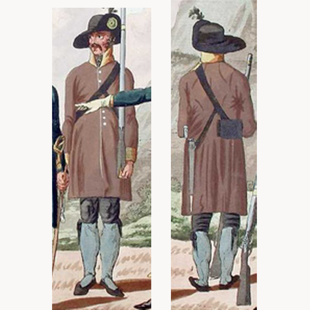 Litewka, Braun - Gebirgsbataillon des Herzogtums Salzburg