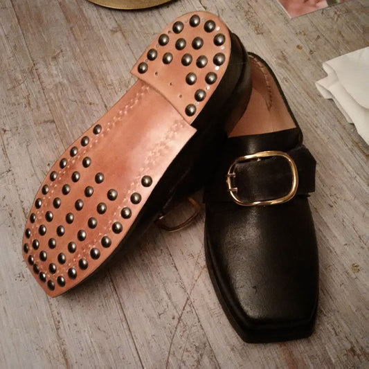 Napoleonische Schnallenschuhe, genagelt