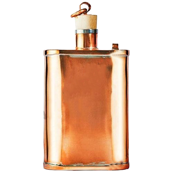 Nierenförmige Feldflasche aus Kupfer – 18. & 19. Jahrhundert