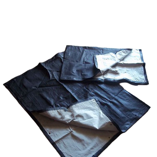 Poncho aus gummierte Baumwolle