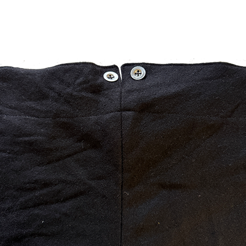 Schwarze Wollhose mit Latz - Gebirgsbataillon des Herzogtums Salzburg