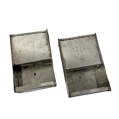 Patronentasche, Leder schwarz, ohne Riemen