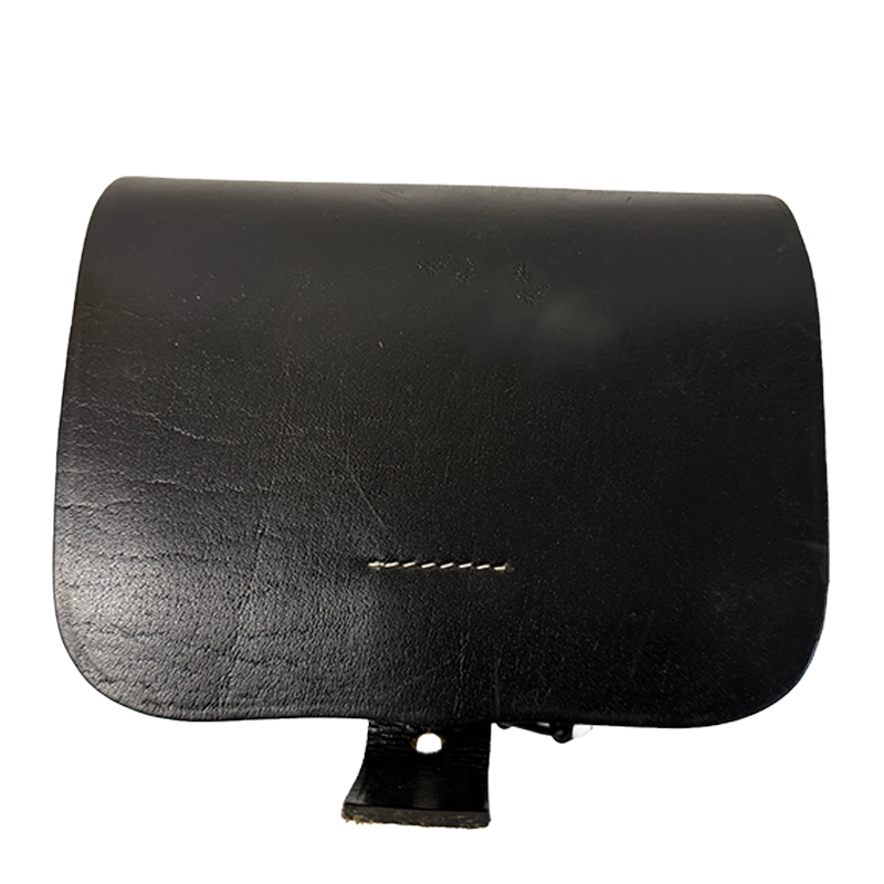 Patronentasche, Leder schwarz, ohne Riemen