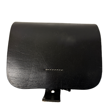 Patronentasche, Leder schwarz, ohne Riemen