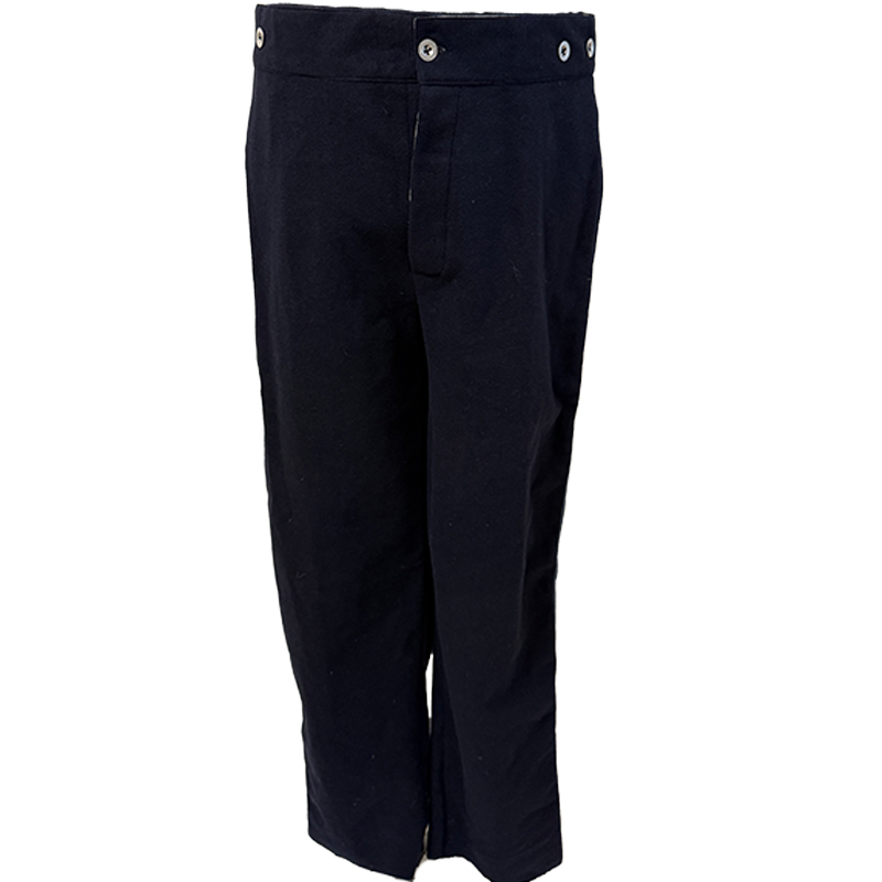 US Uniformhose dunkelblau, mit Waffenfarbe Infanterie-Blau