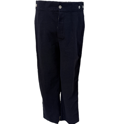 US Uniformhose dunkelblau, mit Waffenfarbe Infanterie-Blau