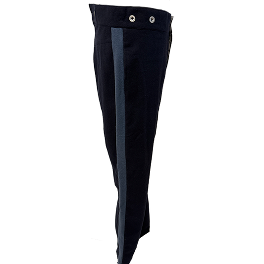 US Uniformhose dunkelblau, mit Waffenfarbe Infanterie-Blau