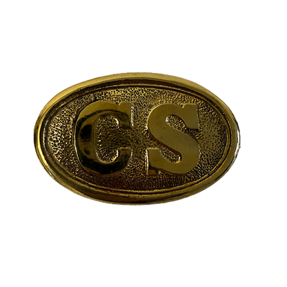 CS-Koppelschließe, mit Bleifüllung