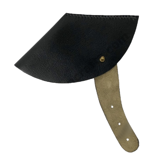 Abdeckung für Steinschloß, Leder