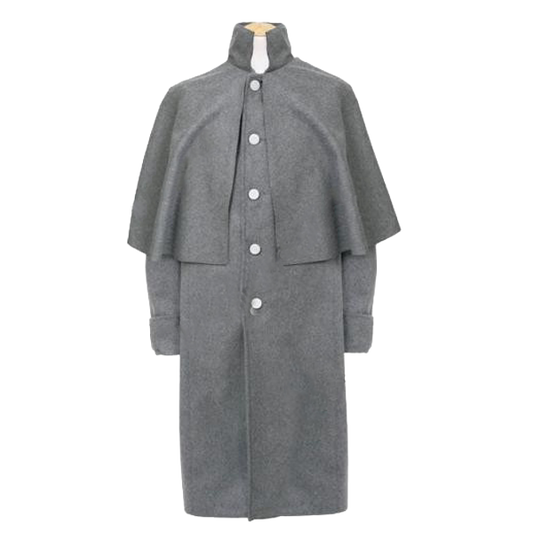 Napoleonischer Great Coat, Wolle, Grau