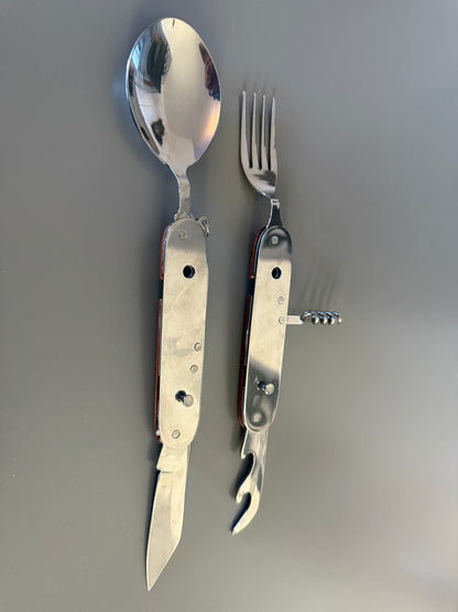 Klappbesteck mit 6 Funktionen
