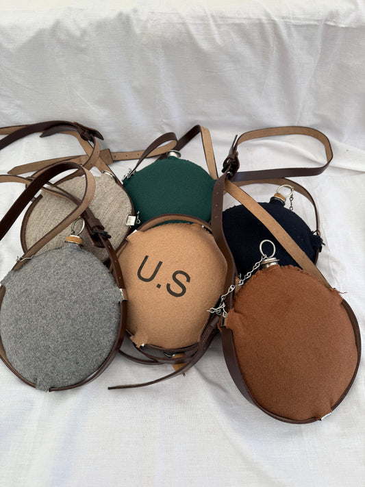 Feldflasche US und CS in div. farben