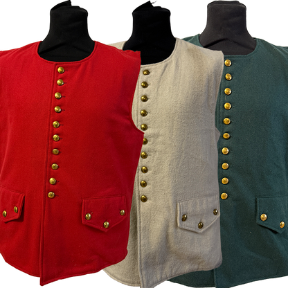Napoleonische Weste in verschiedenen Farben
