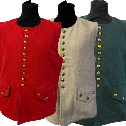 Napoleonische Weste in verschiedenen Farben