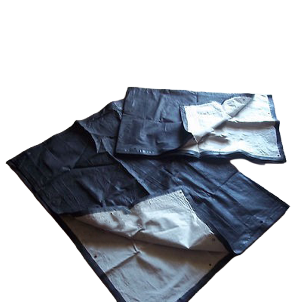 Poncho aus gummierte Baumwolle