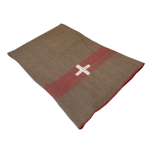 Schweizer Armeedecke - 130 x 200 cm (80% Wolle)