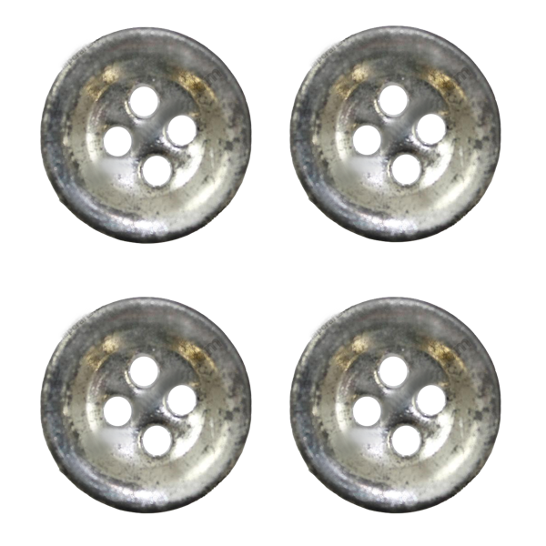 Blechknöpfe, 4-Loch