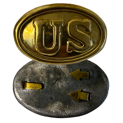 US-Koppelschließe, mit Bleifüllung