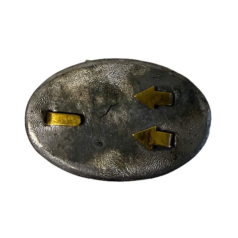 US-Koppelschließe, mit Bleifüllung