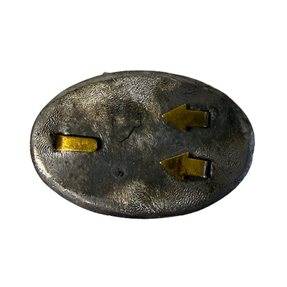 US-Koppelschließe, mit Bleifüllung