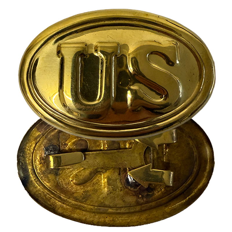 US-Koppelschließe, geprägt