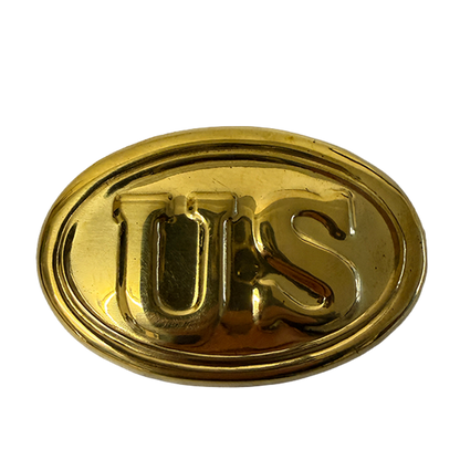 US-Koppelschließe, geprägt