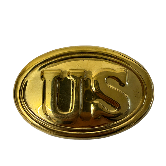 US-Koppelschließe, geprägt