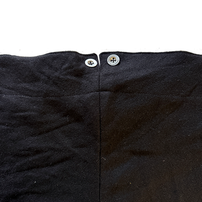 Schwarze Wollhose mit Latz - Gebirgsbataillon des Herzogtums Salzburg