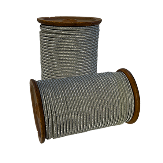 Silber Litze, Breite 3,5 mm